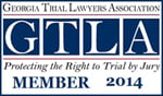 Georgia Trial Lawyers Association GTLA Protecting the Right to Trial by Jury Member 2014